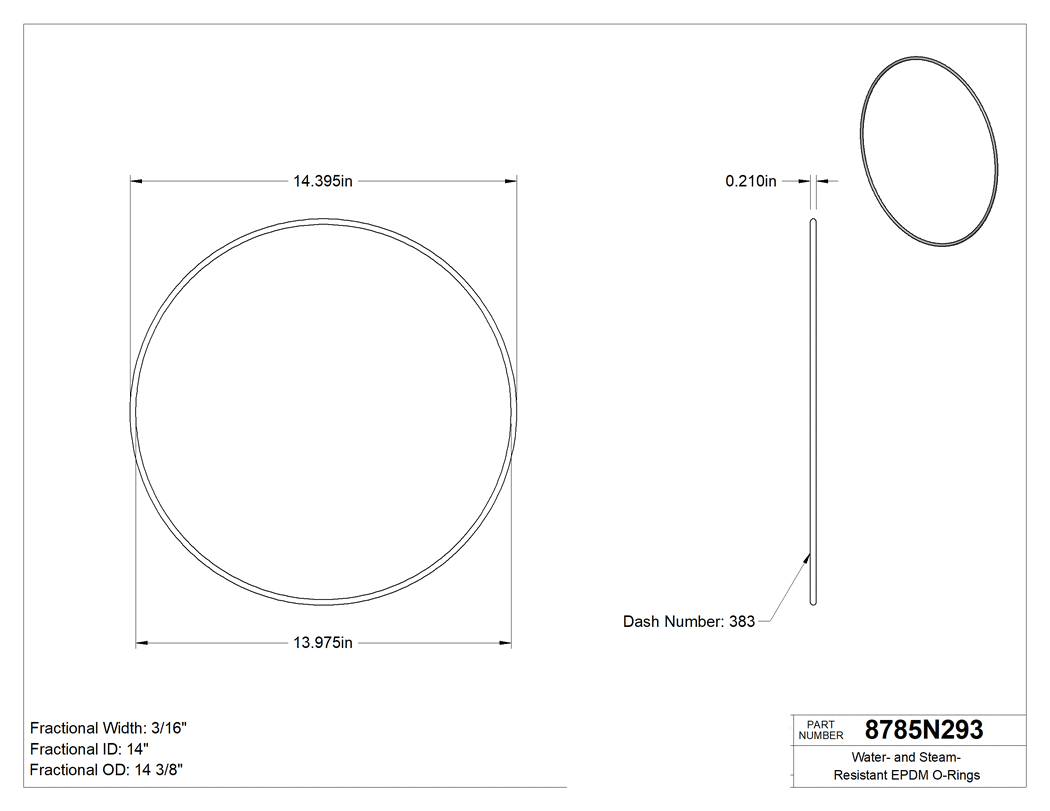 Technical drawing - 8785N293